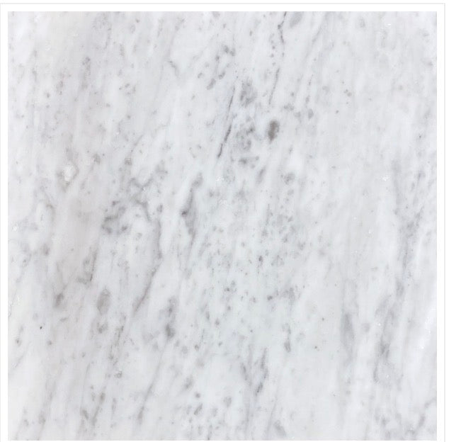 12”x12”  Polished Rectified Bianco Carrara Tile