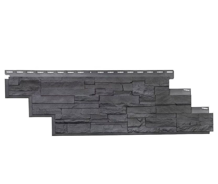 Novik NovikStone DS - Dry Stack Stone in Anthracite Panel -10 Panels Per Box (25.18 Square Feet / Box) (new)