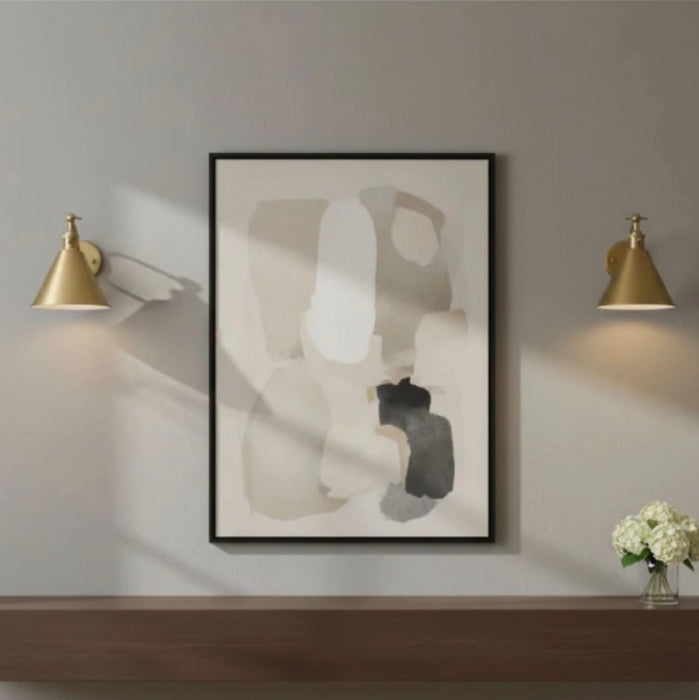 Salem One Light Wall Sconce in Satin Brass