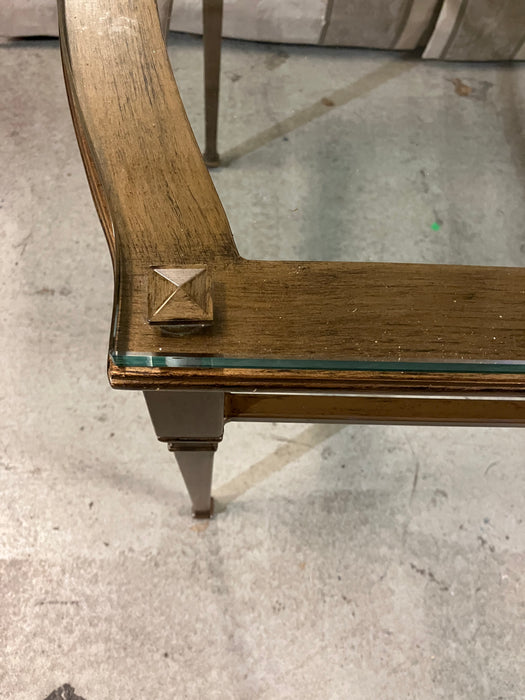 Coffee Table with Metal Base