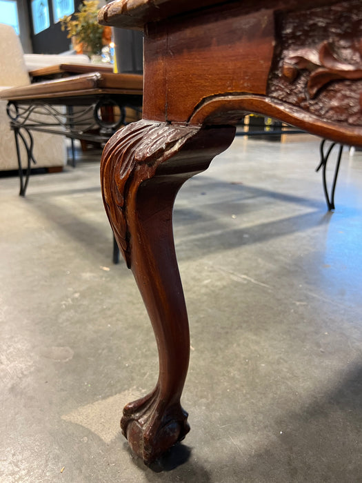 Antique Clawfoot Apartment Size Coffee Table (used)