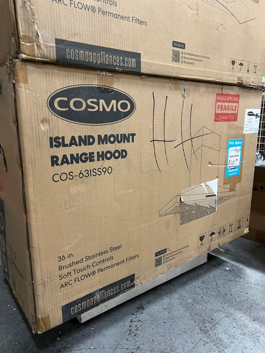 36” Cosmo Range Hood