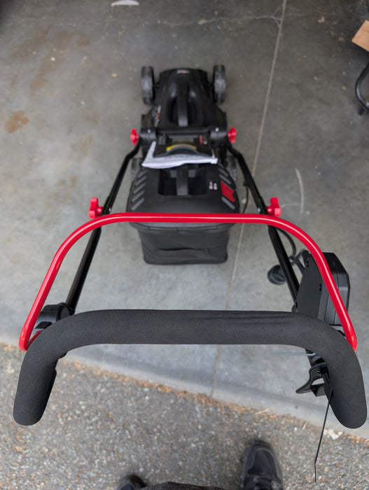 Legend Force 13.4-inch 12 Amp Corded Electric Walk Behind Push Lawn Mower with Height Adjustment & Removable Bag