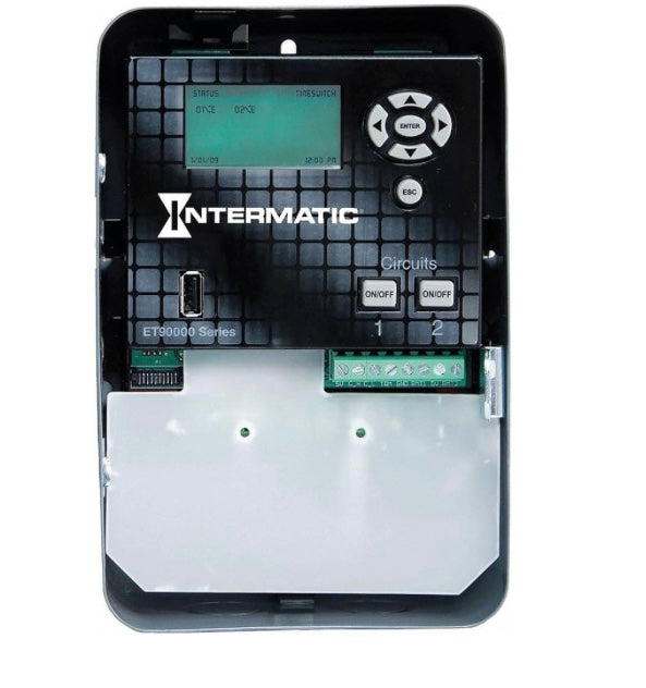 Intermatic ET90215C 365-Day Time Switch 2 Circuits
