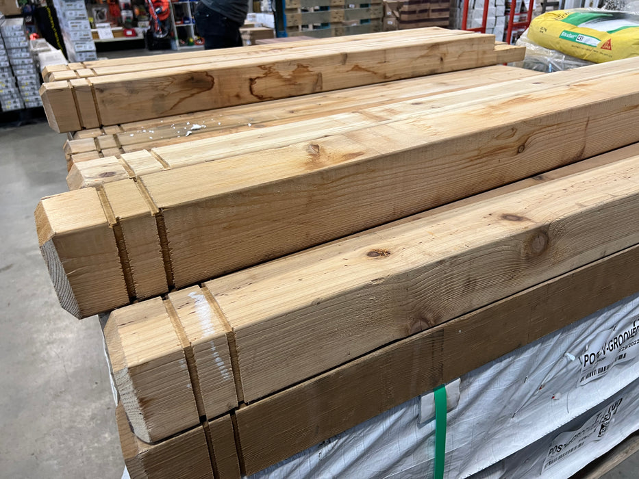 Post V-Grooved Cedar 4x4 54” Posts (new)