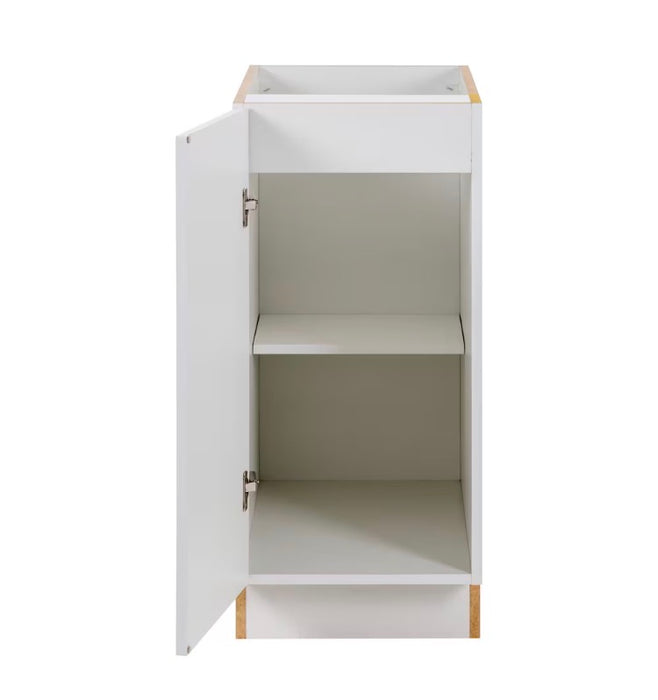 Edson 15 in. W x 35 H x 24 D Assembled Kitchen Base Cabinet, White (B15FH) (new)