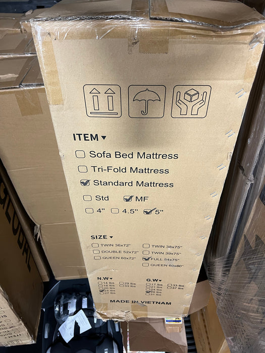 5" Memory Foam Mattresses