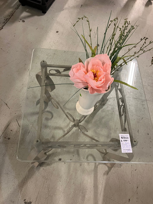 Glass Side Table