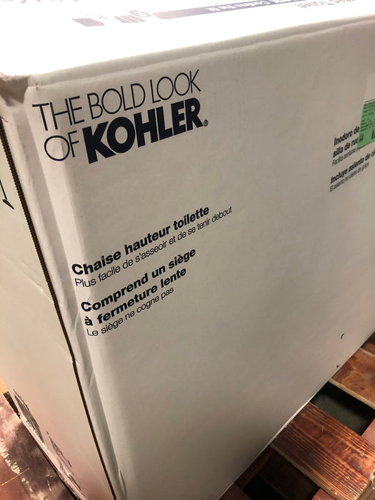 Kohler Gleam 2-Piece Chair Height Elongated Skirted 4.8 LPF Single Flush Toilet (no tank lid) (new)