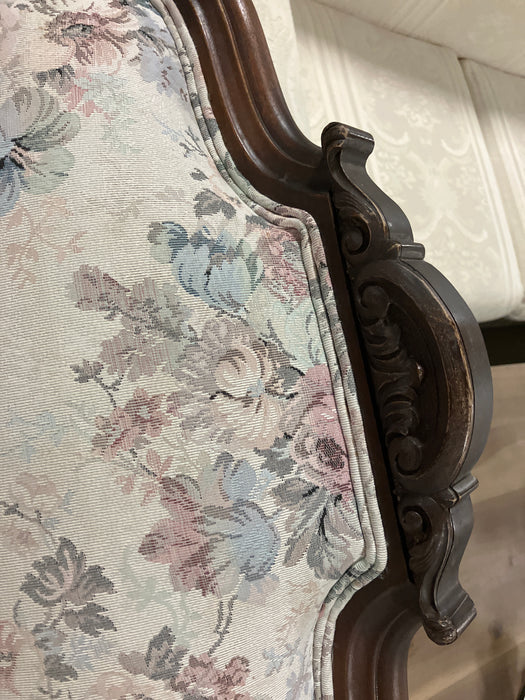 Floral white chair (used)