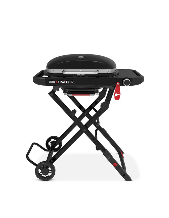 Weber Traveler 1-Burner Compact BBQ Liquid Propane (new)