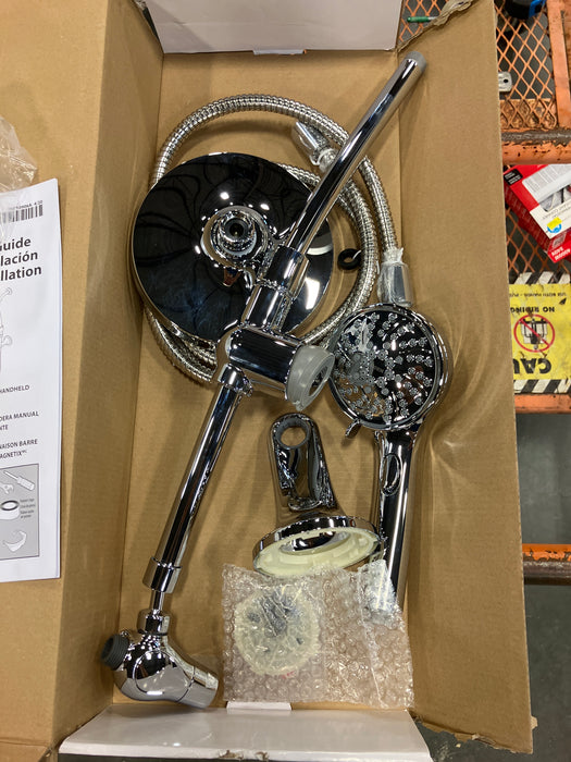 MOEN Attract 6-Setting Rain Shower and Handheld Shower Head with Magnetic Dock and Slide Bar in Chrome (New)