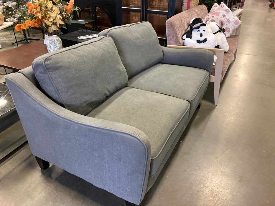 Grey Two-Seater Upholstered Loveseat (Used)