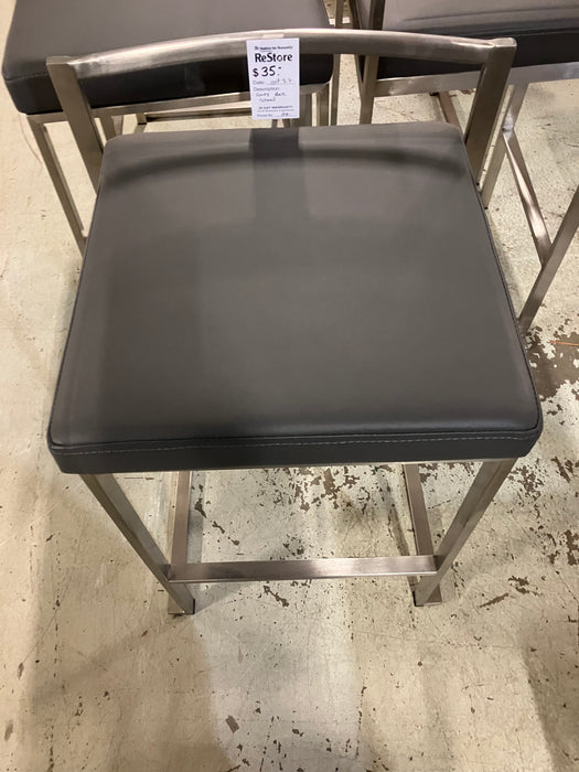 Grey Bar Stool