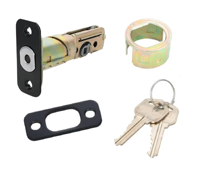 Square Matte Black Electronic Keypad Deadbolt (new)