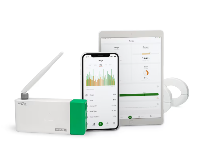 Wiser Energy Smart Home Electricity Monitor Solar Kit Universal - Fits All Panel Brands(new)