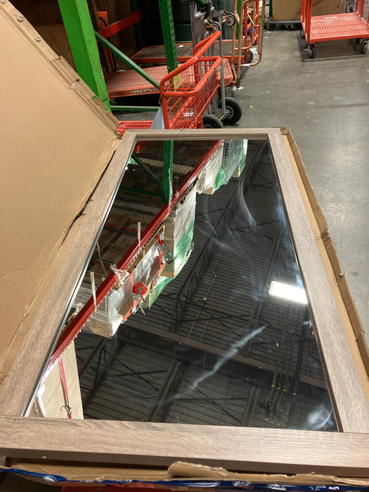 Nordic Canada Portofino Rectangle 60 inch Mirror in Soft Oak