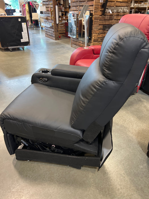 LED Theatre Recliner Chair with Cupholder Right Arm (new)