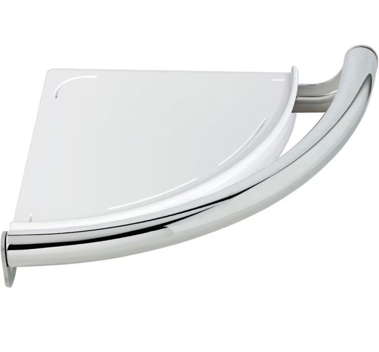Delta Contemporary Corner Shelf/Assist Bar, Chrome