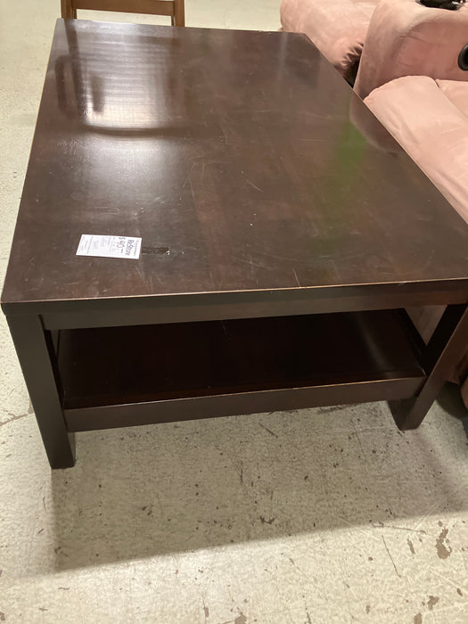 Brown coffee table (used)