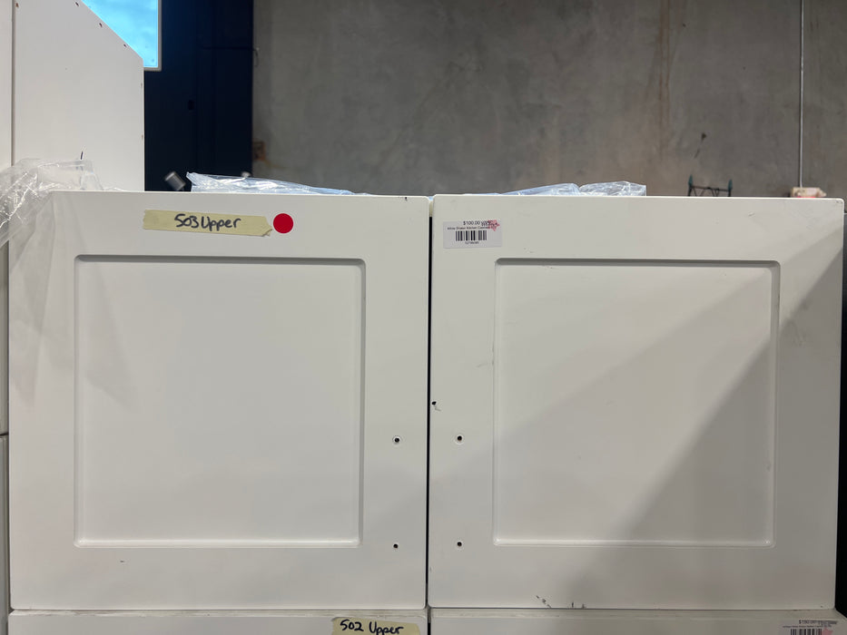 White Shaker Kitchen Cabinets (Used)