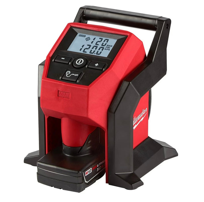 Milwaukee Tool M12 12V Lithium-Ion Cordless Compact Inflator Kit W/ 4.0Ah Battery & Charger (new)