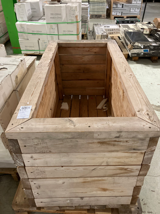 Wooden planter