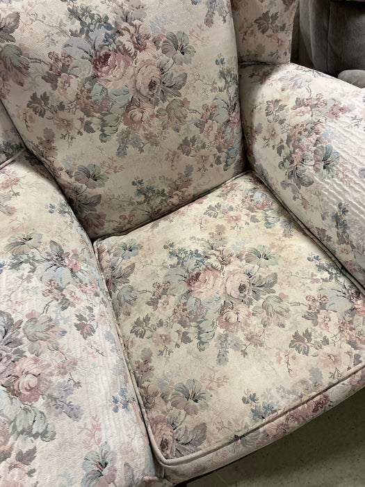 Floral White Armchair (used)