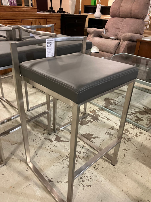 Grey Bar Stool