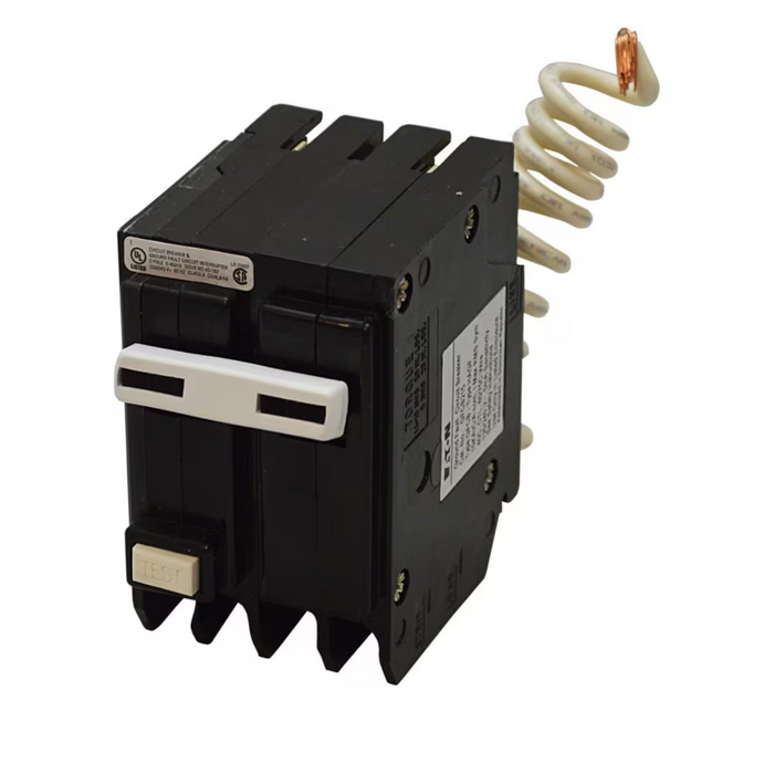 Eaton 15 Amp BR Type 2-Pole GFCI Breaker with Self-Test  (new)