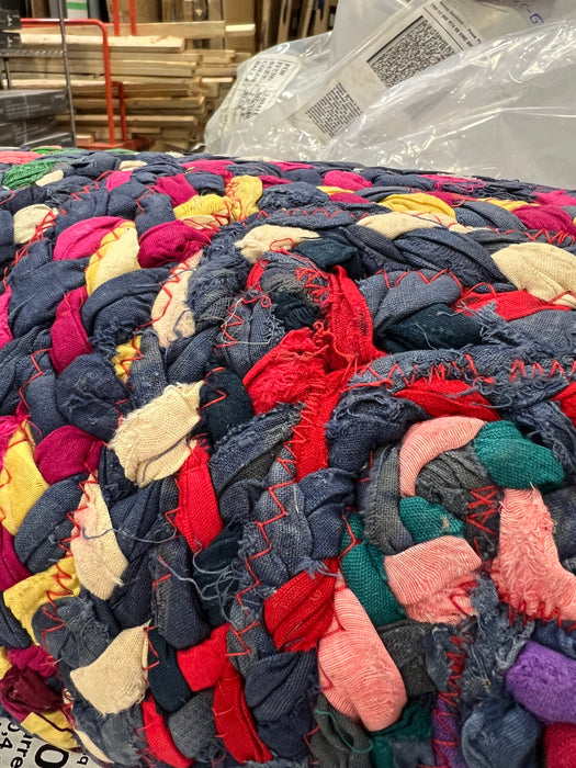 nuLOOM Hand Braided Tammara Blue 2 ft. 6-inch x 8 ft. Indoor Runner (new)