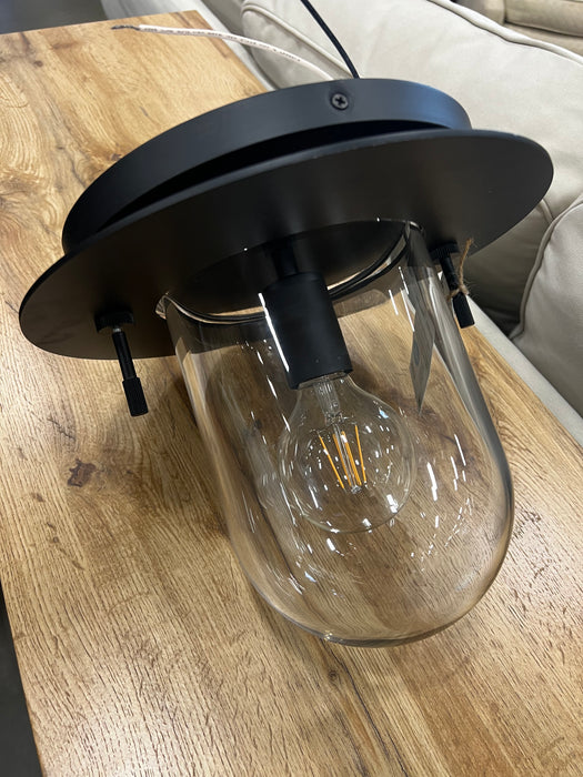 Matte Black Dome Flushmount