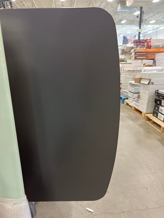 Grey Rectangular Table Top with Black Edging