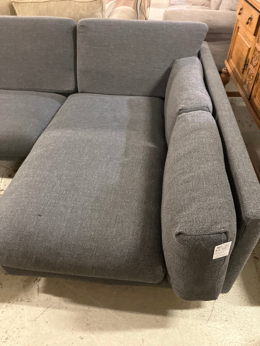 Grey sectional sofa (used)