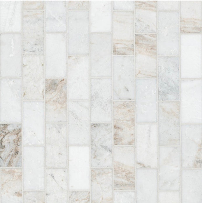MSI Stone ULC Aurea Gold 9.72-inch x 11.73-inch x 6mm Honed Marble Mosaic Wall Tile (0.79 sq. ft./each) (new)