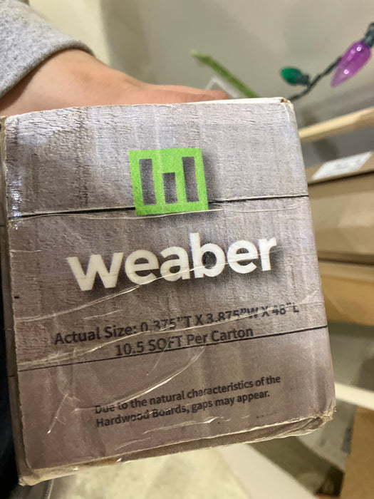 HDG 1/2 in. x 4 in. x 4 ft. White Wash Weathered Hardwood Board (8-Piece) New*