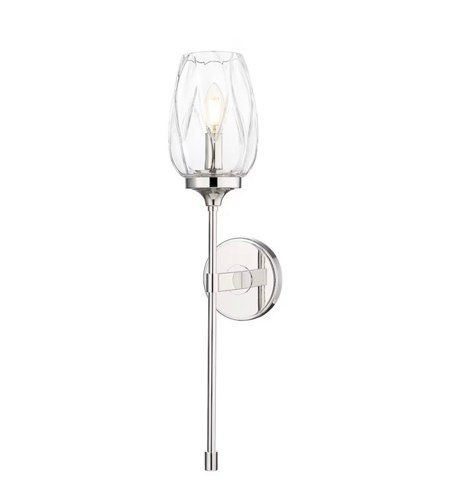 Z-Lite Cassian 5.5 inch Polished Nickel 1 Light Wall Sconce (new)