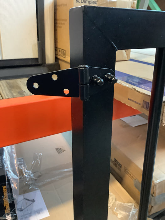 Veranda 36-inch W x 34-1/2-inch H x 1 1/2-inch D Aluminum Railing Pre-Assembled Deck Gate in Black