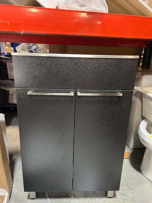 Presenza Compact Stainless Steel Utility Sink with Pull-down Faucet and Storage Cabinet (new)