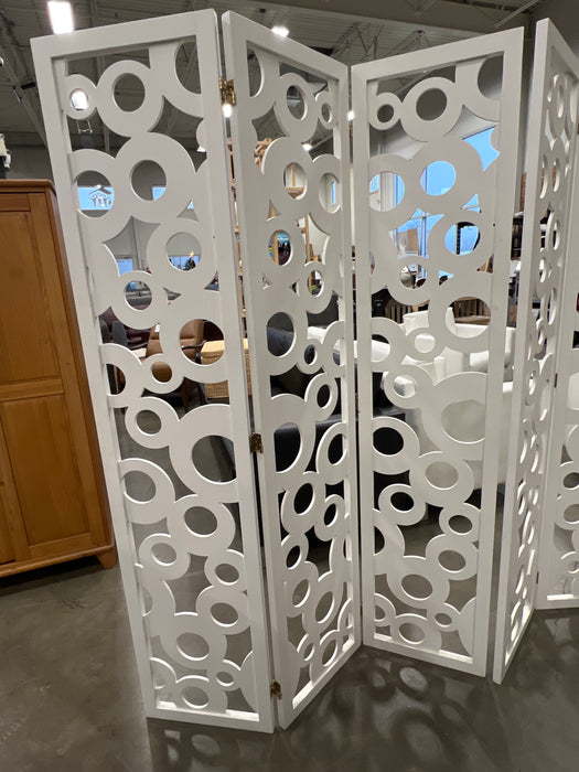 White Bubble Room Divider