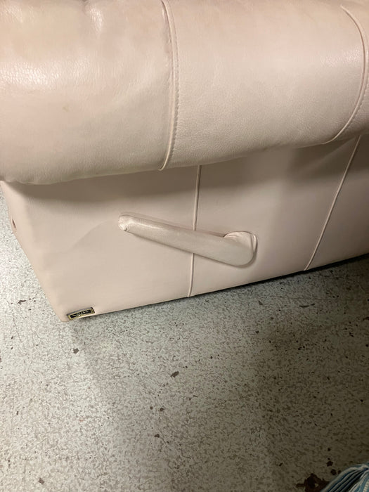 Cream Recliner Loveseat