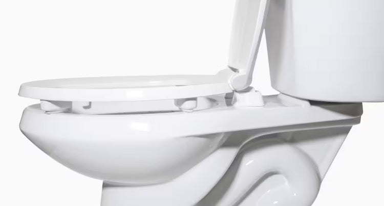 Centoco ADA Compliant 2 inch Raised Elongated Closed Front with Cover Toilet Seat in White (New)