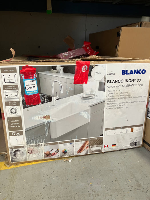 Blanco Ikon White Apron Sink (new)
