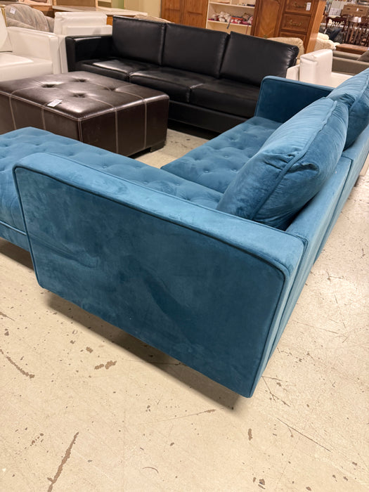 Blue Sectional (Slightly Used)