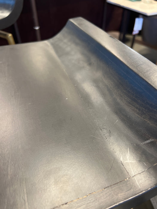 Wood and Brass Bar Stools (new)