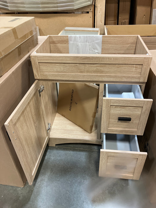 Glacier Bay Rocara 30 inch White Oak Vanity