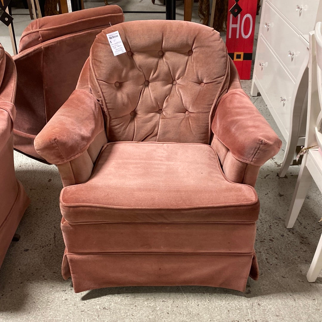 Pink Fabric Armchair — Habitat for Humanity Greater Vancouver