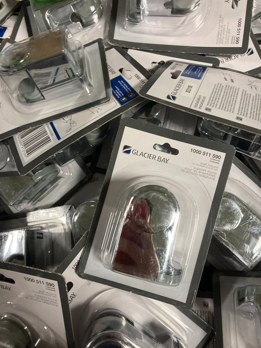 Glacier Bay Wall Mounted Handshower Holder - Chrome (New)