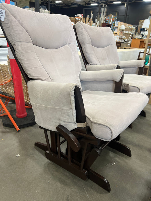 Beige Wooden Rocking Chairs