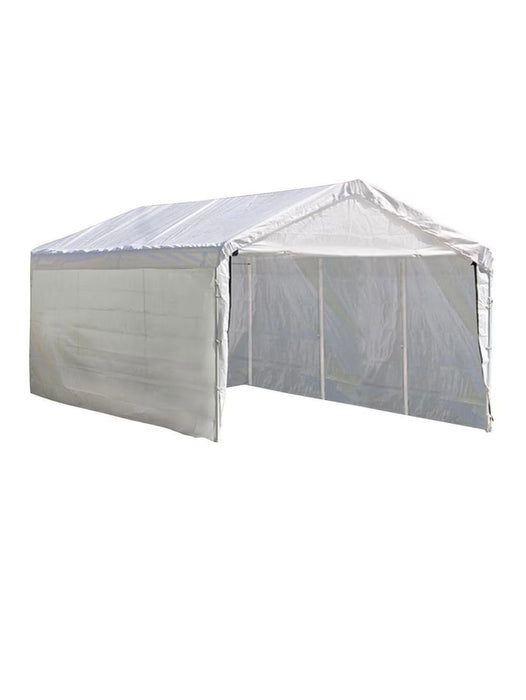 ShelterLogic Super Max 10 ft. x 20 ft. White Canopy Enclosure Kit